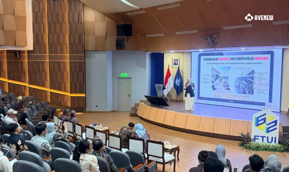 Avenew Bawa Perspektif Strategic Project Management di Seminar Nasional FTUI 2026, Soroti Pentingnya Tata Kelola Proyek untuk Infrastruktur Berkelanjutan